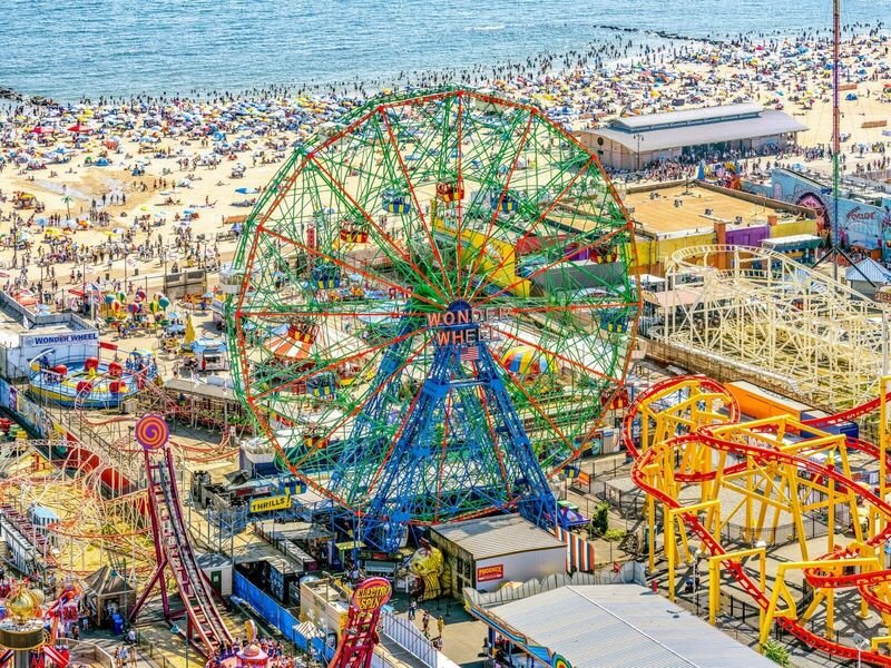 Jeffrey Milstein, Coney Island (Wonder Wheel), 2022