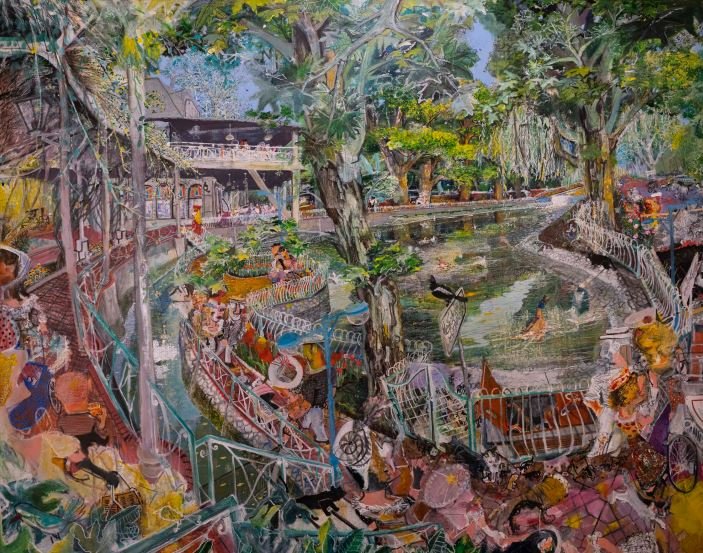 Arsia Moghaddam, The Pond in the Park, 2025