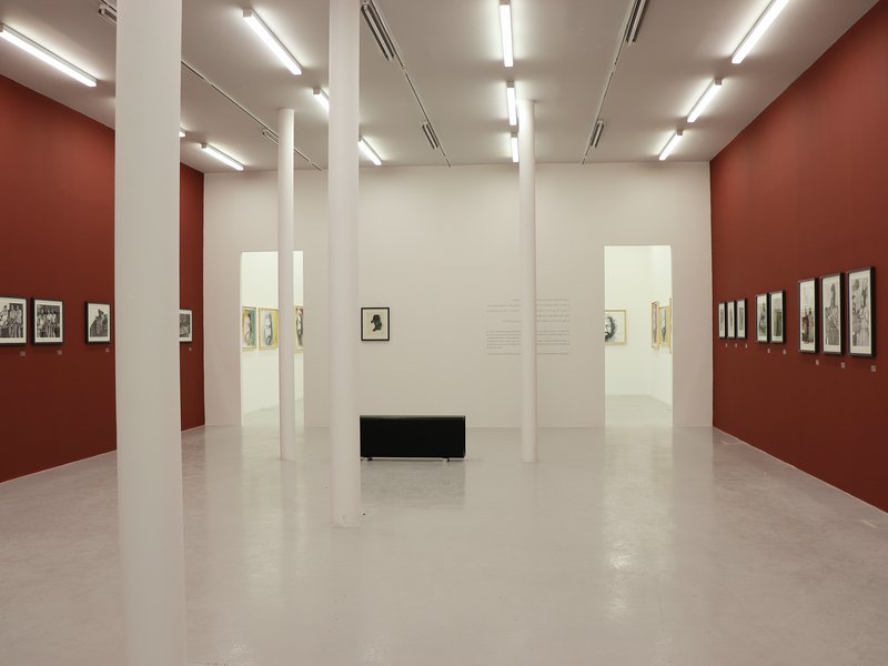 Drawings, installation view