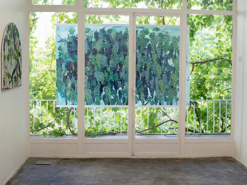 I Made Wine and It Turned To Grapes, installation view