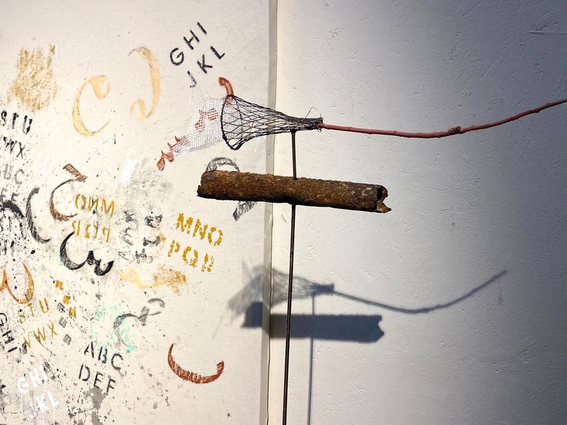 In a Space Between Rocks, installation view