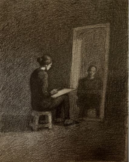 Razie Babaei, Self-Portrait 1, 2023
