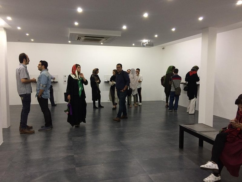 The Exhibition Of Selected Participants In Sohrab Medal Competition, installation view