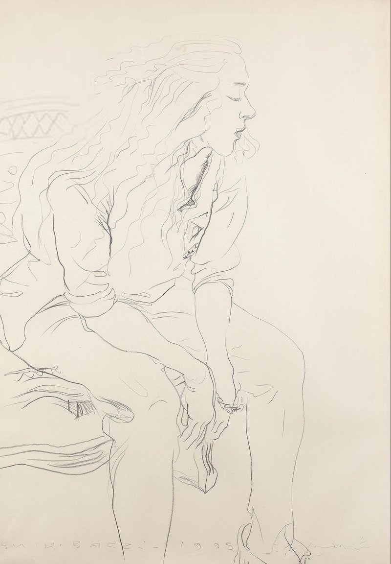 Shahla Hosseini, Life Drawing, 1995