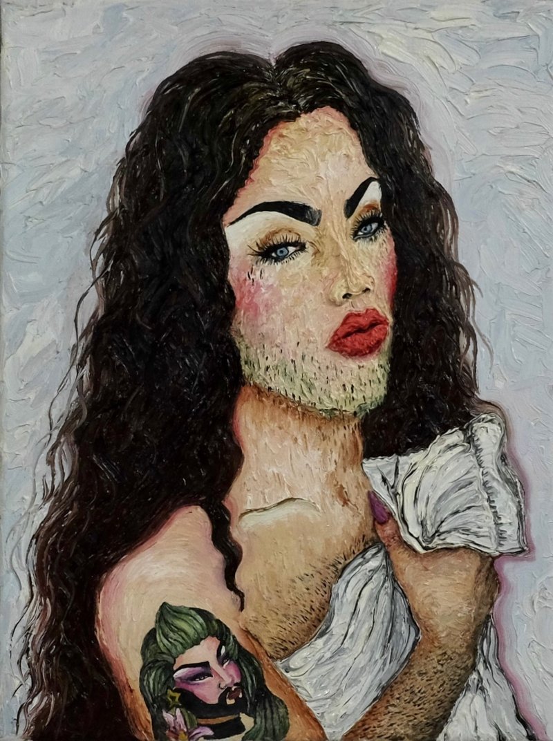 Mahsa Merci, A Drag Queen with White Towel, 2020