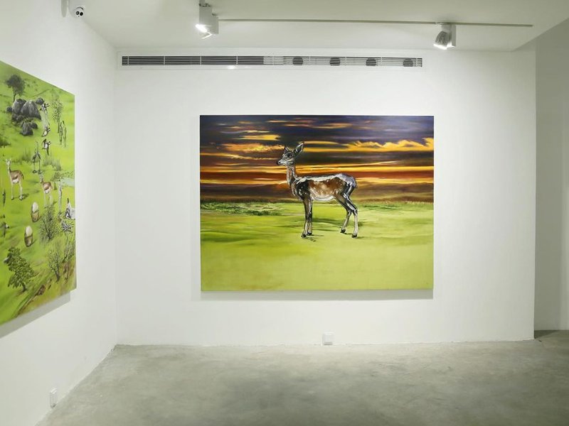 Memories of Ocean Swim Meets, installation view