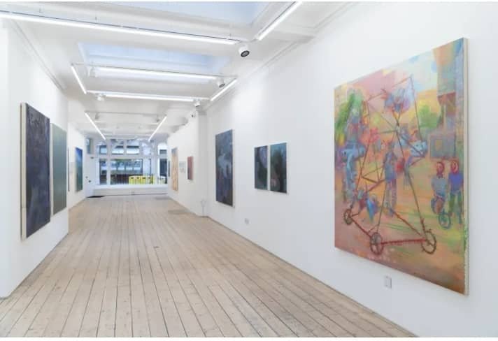 12 Volt Fire, installation view