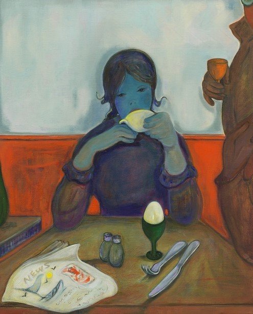 Nastaran Shahbazi, A Soft Boiled Egg, 2023