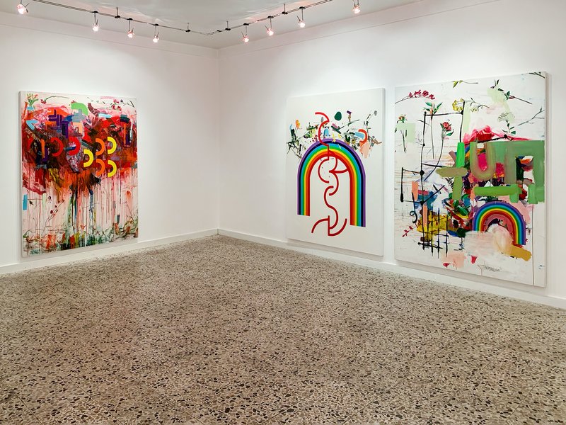Try to Be a Rainbow, installation view