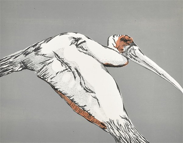 Bahman Mohassess, Untitled (Bird), 1971