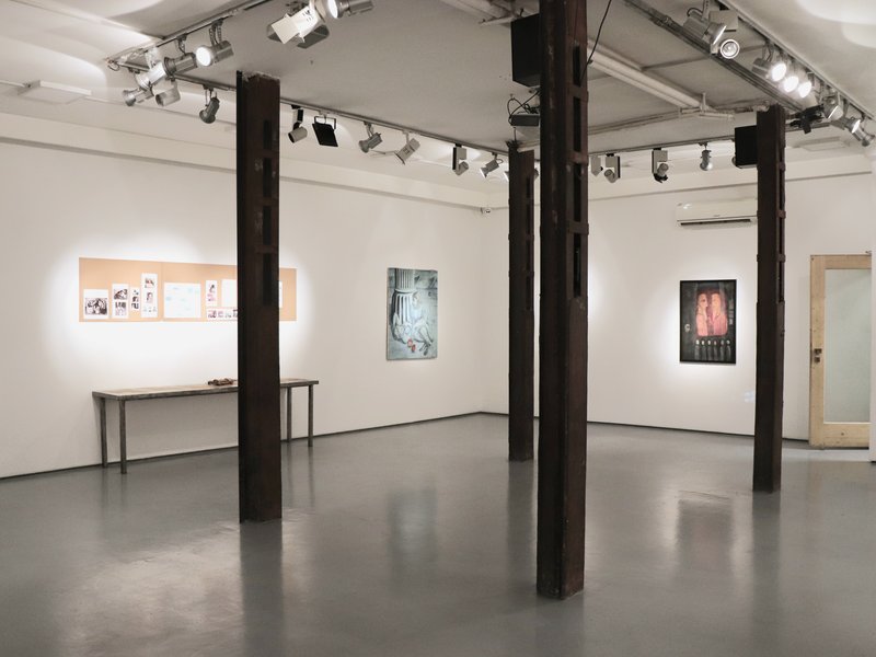 Painter Gentlemen, in the Poet's House, installation view