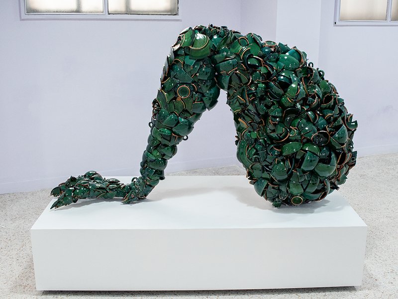 The Dinosaur Lost Her Bearings, installation view