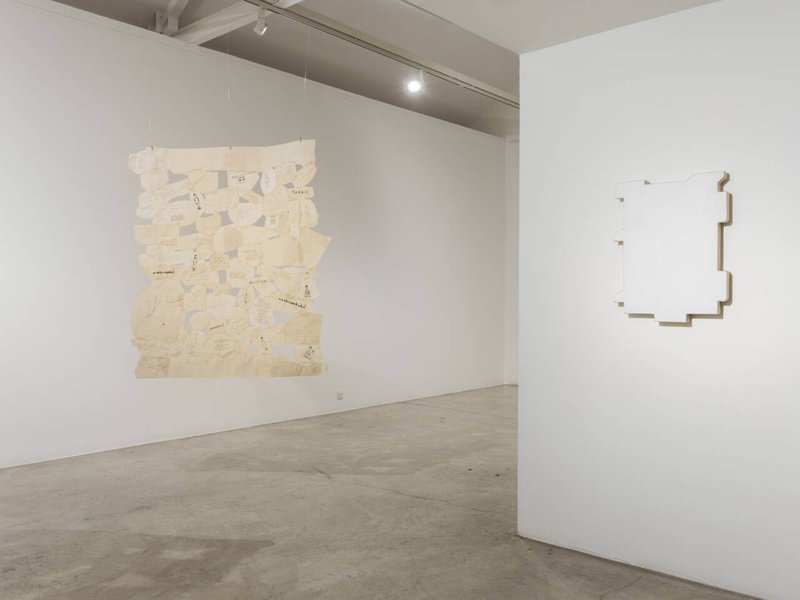 The Lines Fall Where They May, installation view