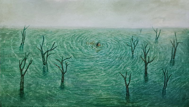 Parsa Hosseinpour, Saw the Depth of Water, 2021