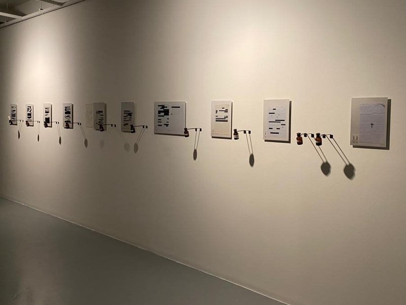 I Have Never Been Here , installation view