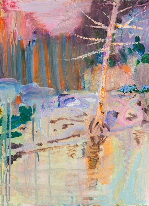 Hiina Tochihara, Dying Tree in the Pond, 2024