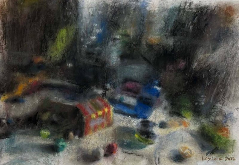 leyla Khorshid Doost, Box, 2022