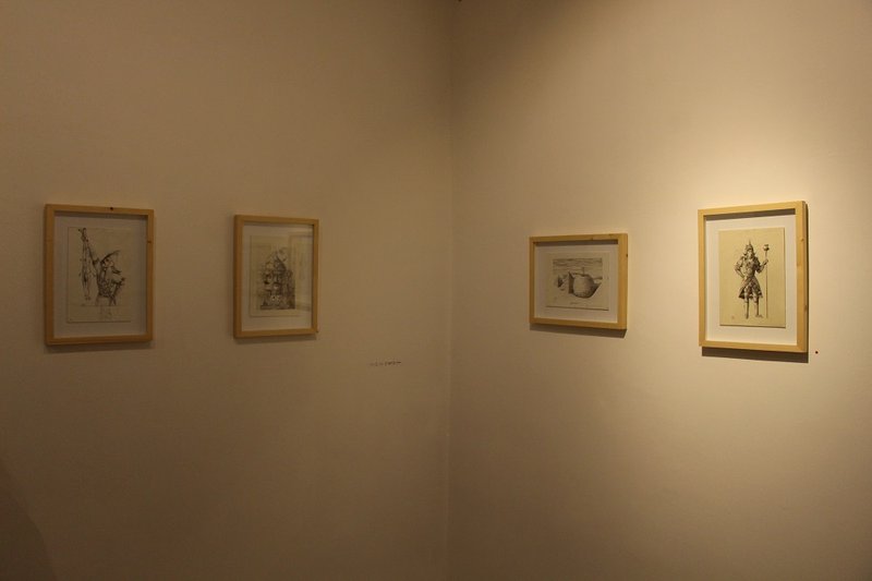 Etude, installation view