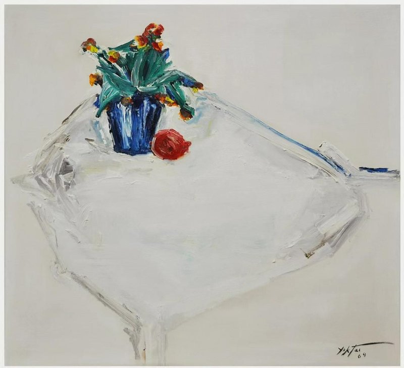 Manoucher Yektai, Still Life, 1969