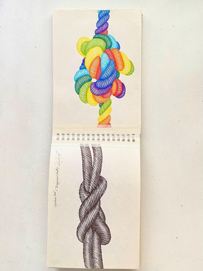 Mojdeh Atrak, Igature Knot, 2021