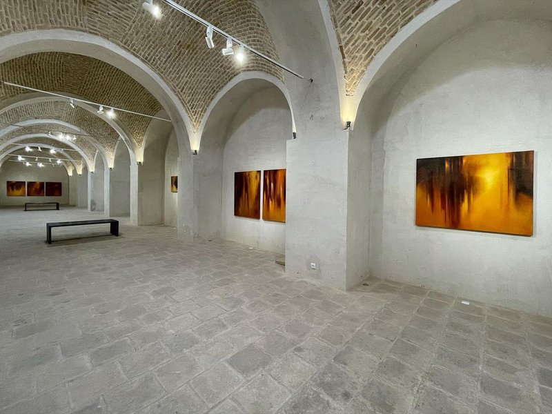 Mehdi Asadzadeh's Paintings, installation view