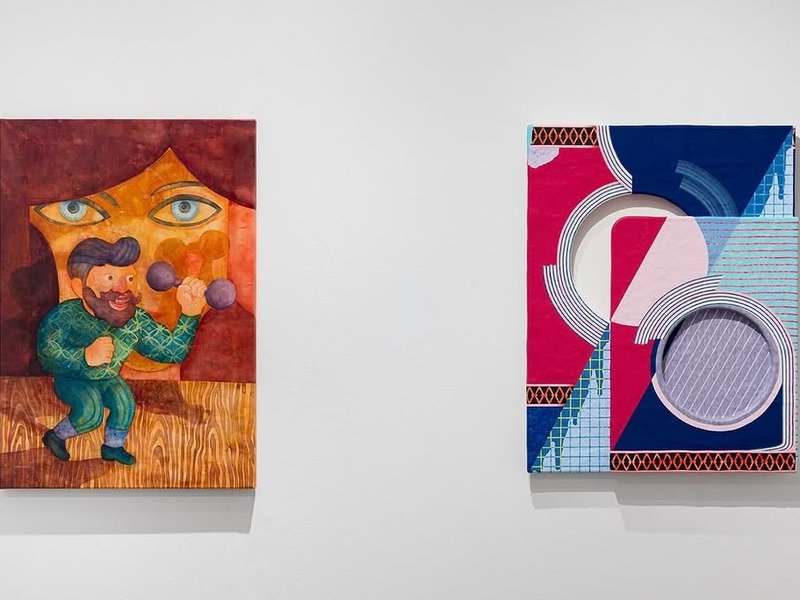 Installation view.