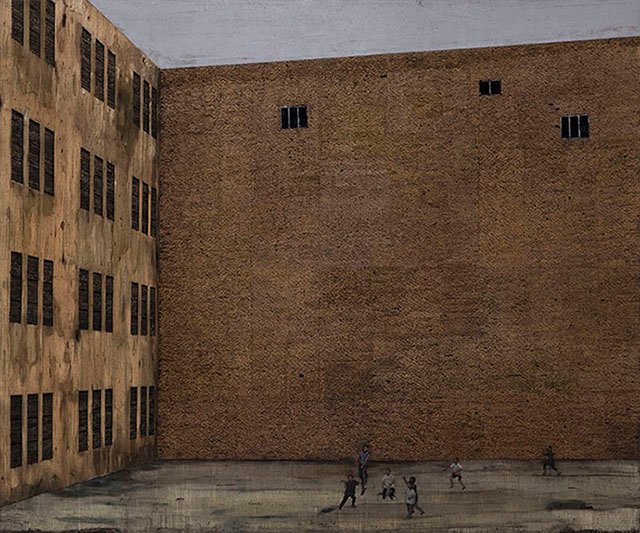 Javad Modaresi, Soccer in the Yard, 2020
