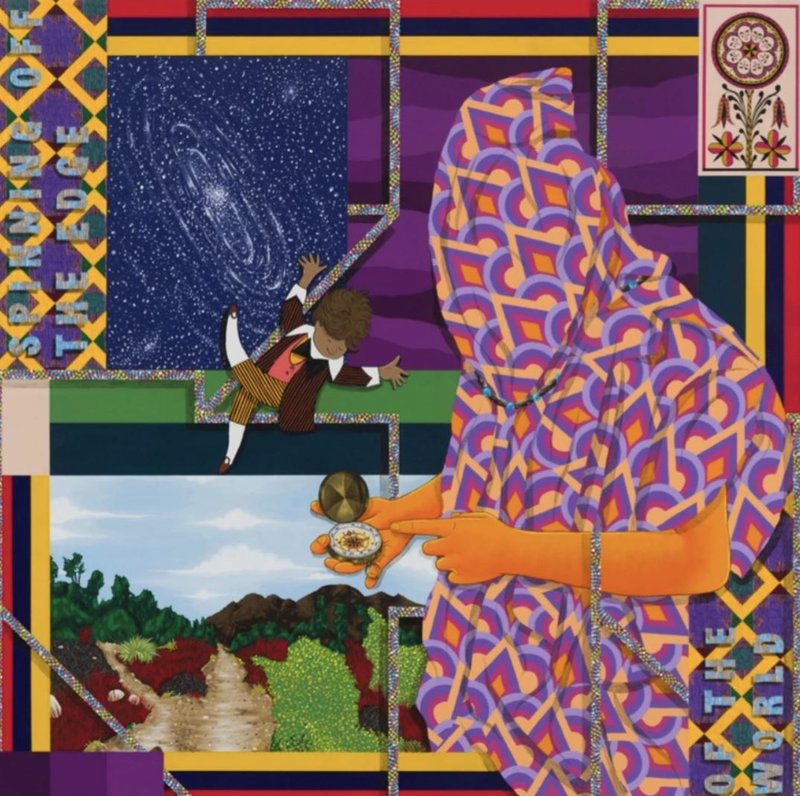 Amir H Fallah, Spinning Off the Edge of the World, 2023