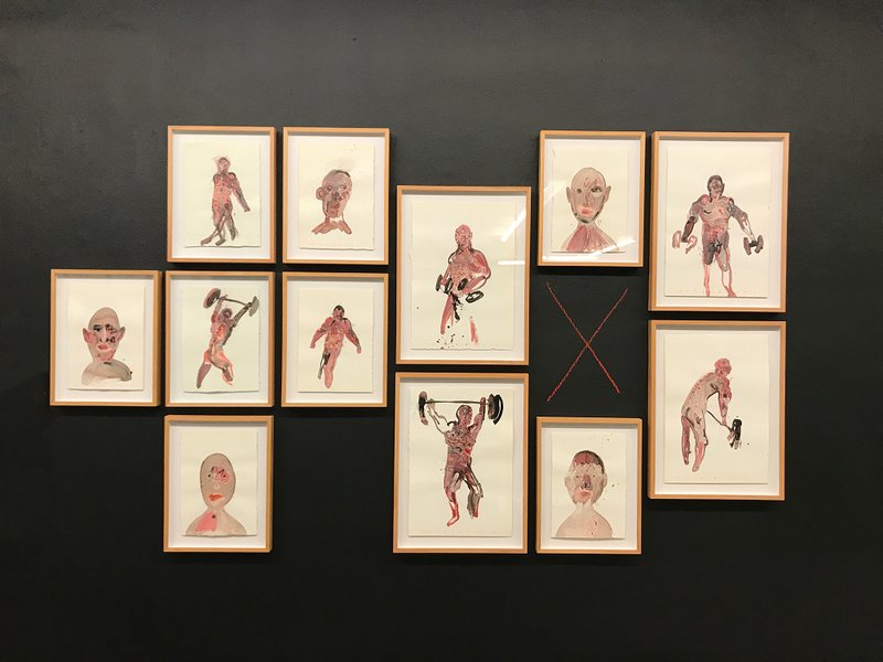 Muscle, installation view