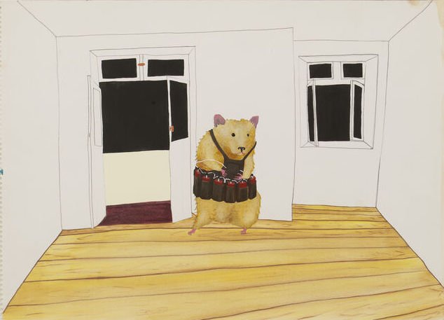 Thordis Adalsteinsdottir, Hamster in Berlin Apartment 2018, 2020