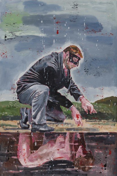 Nikzad Nodjoumi, Man's Reflection, 2019