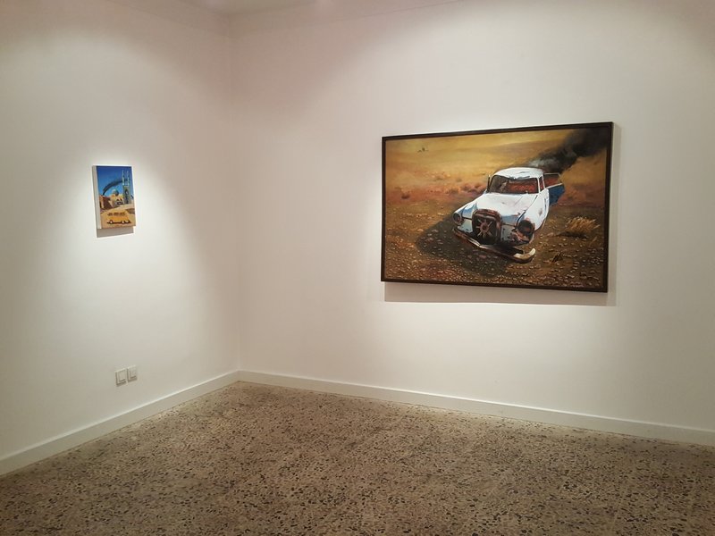 Goodbye Blue Sky, installation view