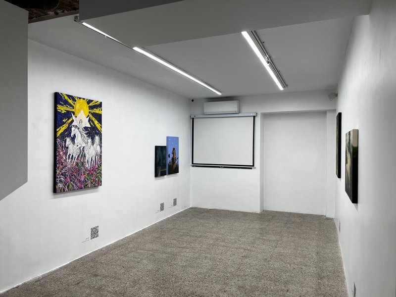 The Horse, installation view