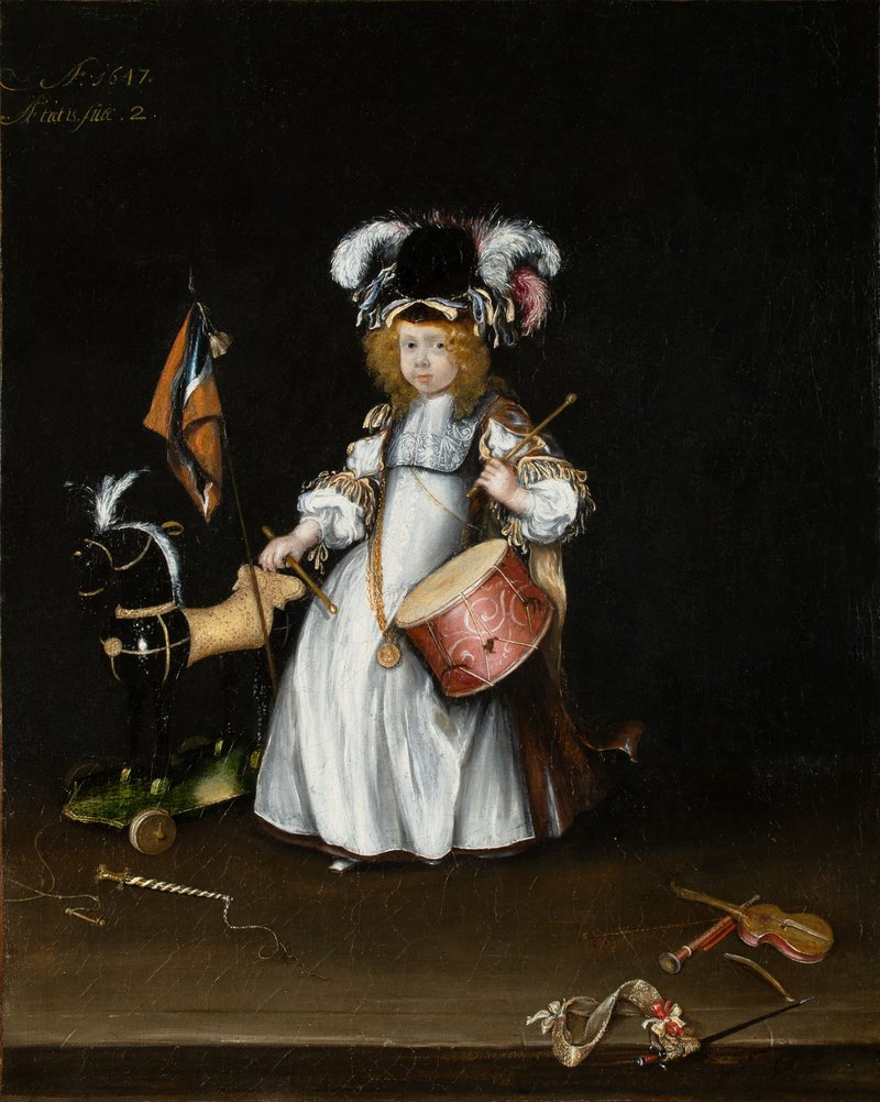 Gesina Ter Borch, Portrait of Moses ter Borch as a two-year old, 1667
