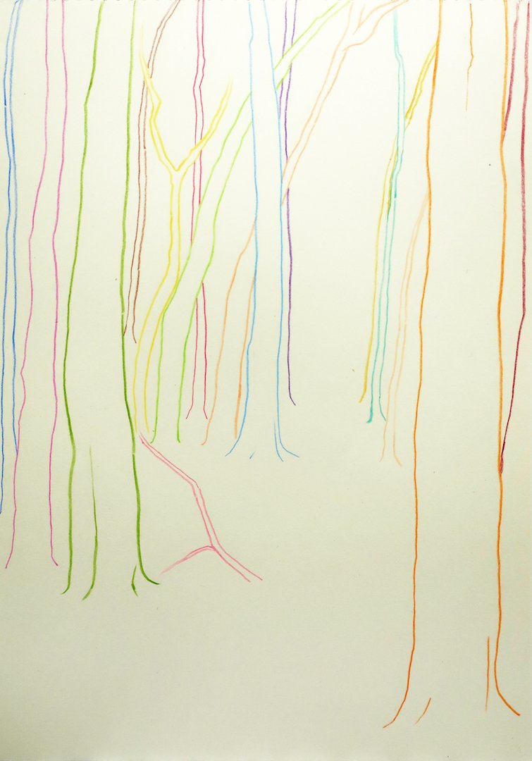 Neda Zarfsaz, No Forest inbetween the Trees III, 2020