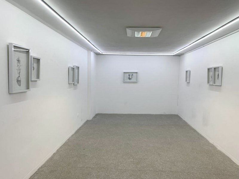 Cache, installation view