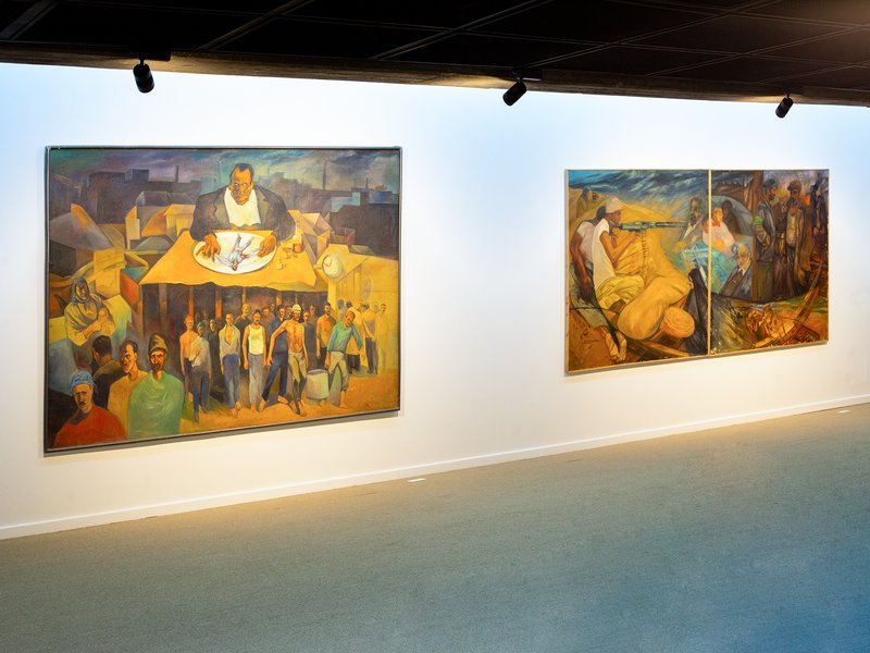 Mirrored Reflections, Installation view.