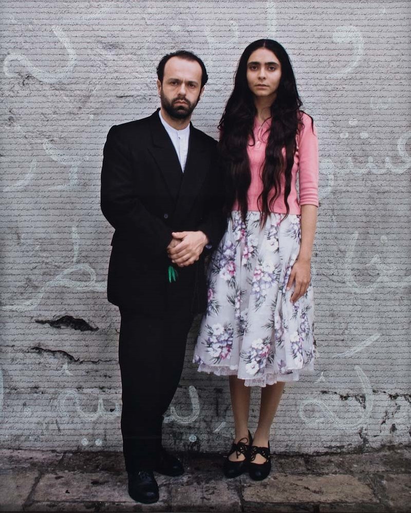 Shirin Neshat, Faezeh and Amir Kahn, 2008
