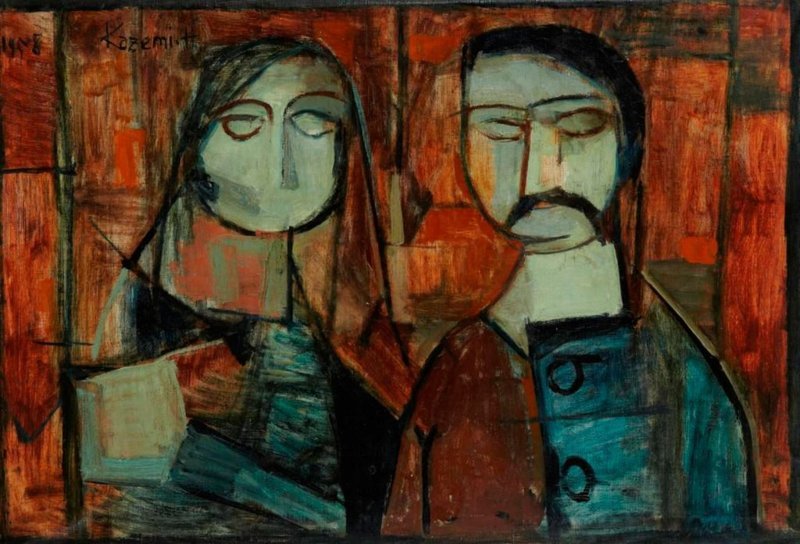 Hossein Kazemi, Couple, 1958
