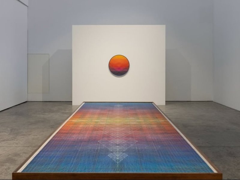 Sunrise at the Vortex, installation view