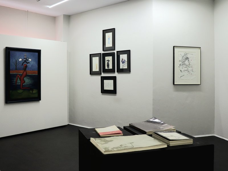 solo show - Ardeshir Mohassess, Installation view.