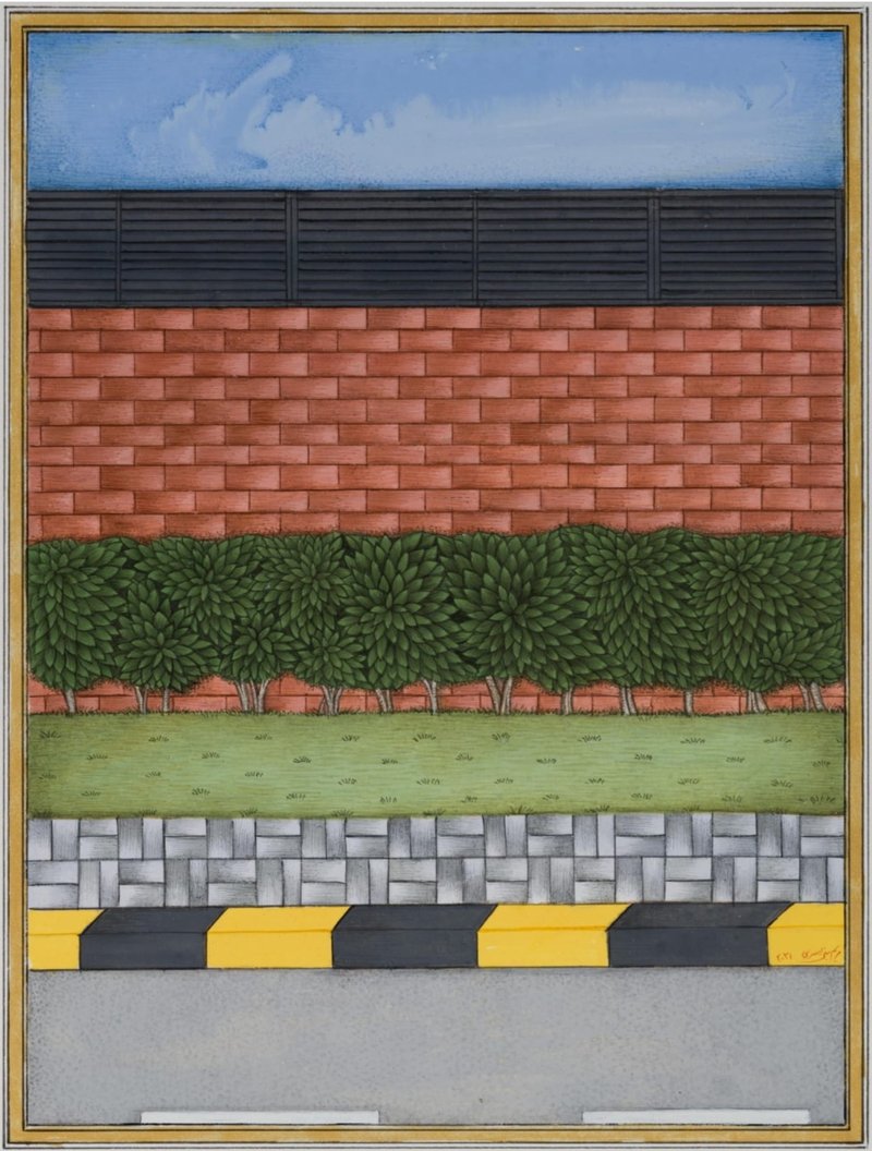 Maryam Baniasadi, Pavement and Plants, 2021