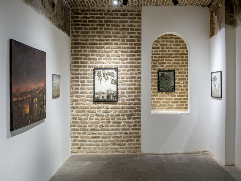 تعلیق، نمای چیدمان