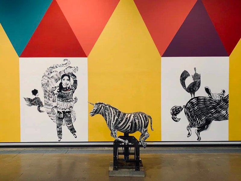 The Last Rain in Wonderland, installation view