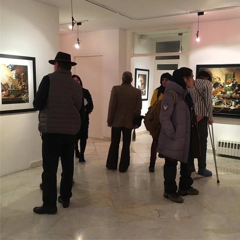 نمایشگاه نقاشی، نمای چیدمان