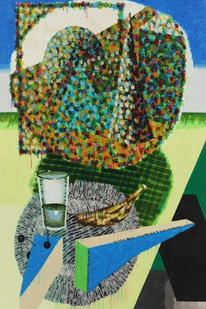 Hyunsun Jeon, A Cup of Water and Banana, 2024