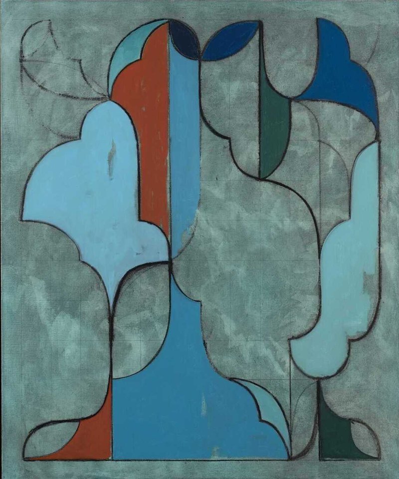 Kamrooz Aram, Untitled (Arabesque Composition), 2020