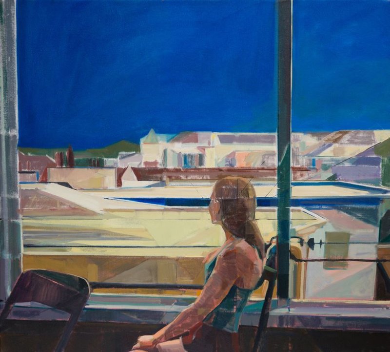 Hiroshi Sato, Rooftop View, 2021