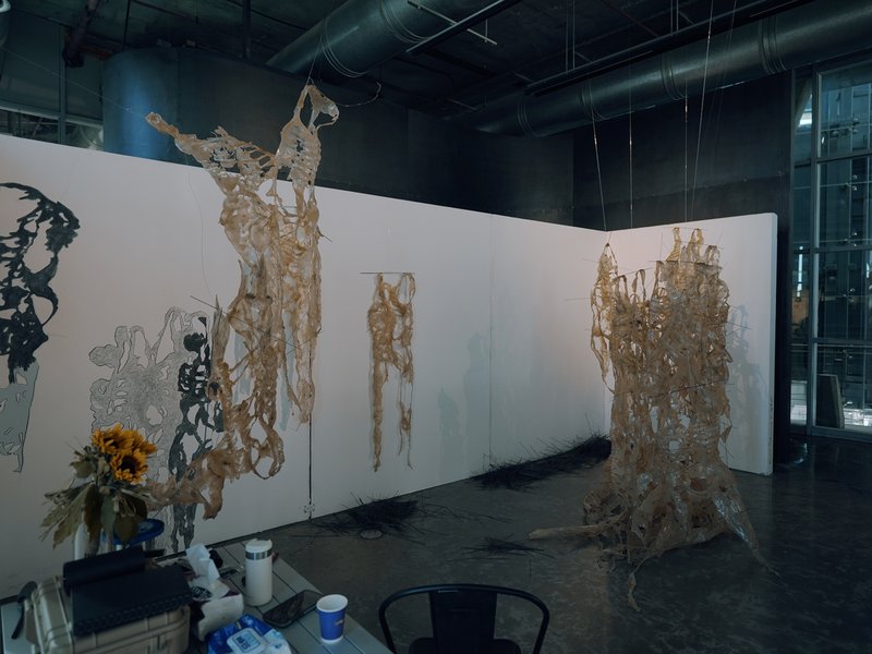 TouchPoint No.00 Self portrait A Living Platform for Art and Collective Imagination, installation view
