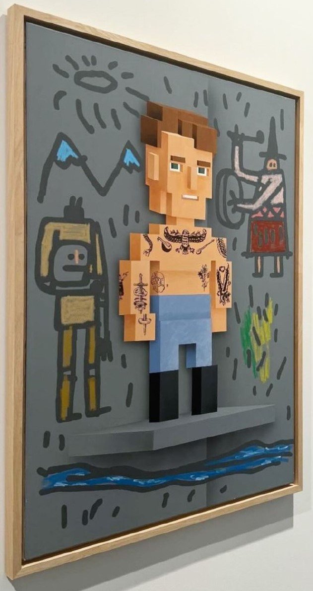 Sepand Danesh, Selfportrait en 5 dimensions, 2024